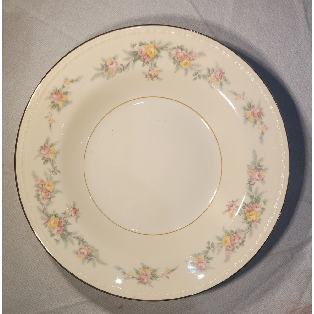 (One) Homer Laughlin Georgian Eggshell E51N5- Salad Bowl 8-1/8"